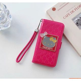 iPhone12ケース 手帳型ケースハローキティアイホンケーススマホカバー(iPhoneケース)