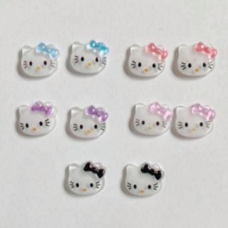 サンリオ(サンリオ)のキティちゃんネイルパーツ 10個セット(デコパーツ)