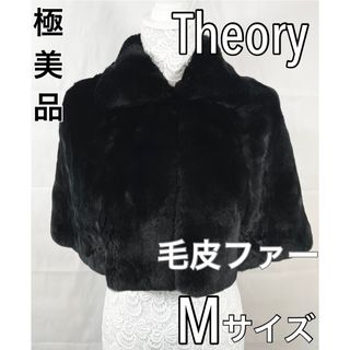 theory - 396.美品◇希少 セオリー たぬき毛皮 ベルト ラップコーディ