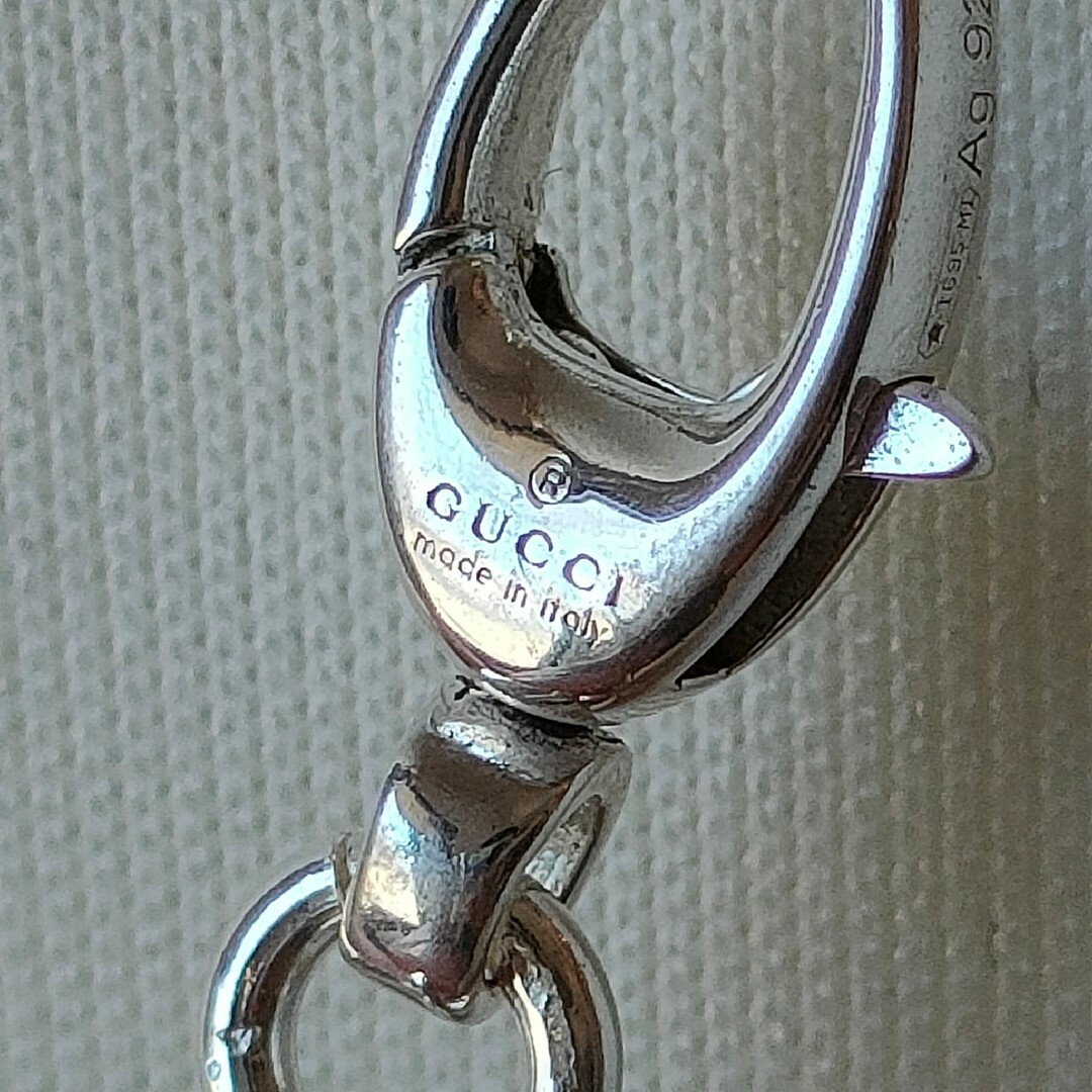 美品★GUCCI インターロッキングG ネックレス 箱保存袋付