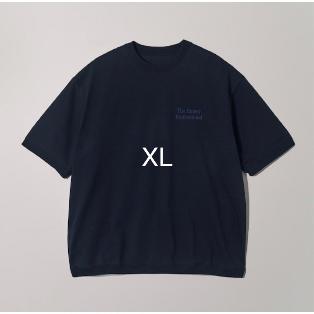 Short sleeve hem rib tee (NAVY) XLXL