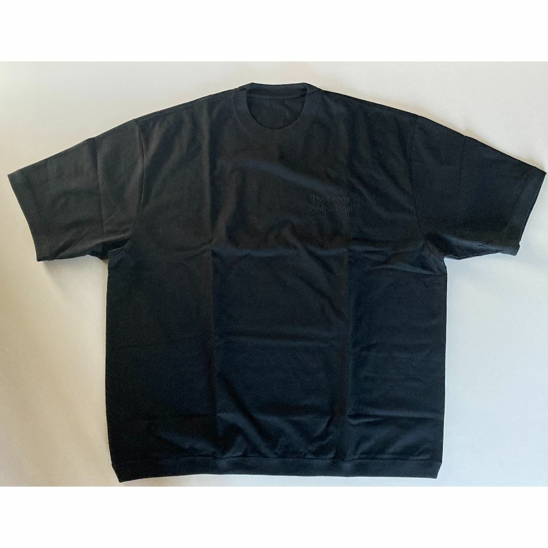 【ennoy】Short sleeve hem rib tee black L