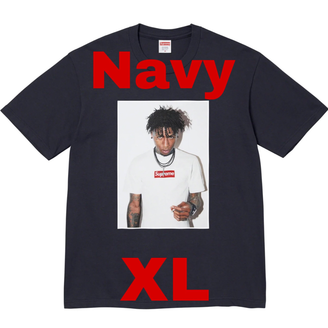 Supreme NBA Youngboy Tee Navy XL