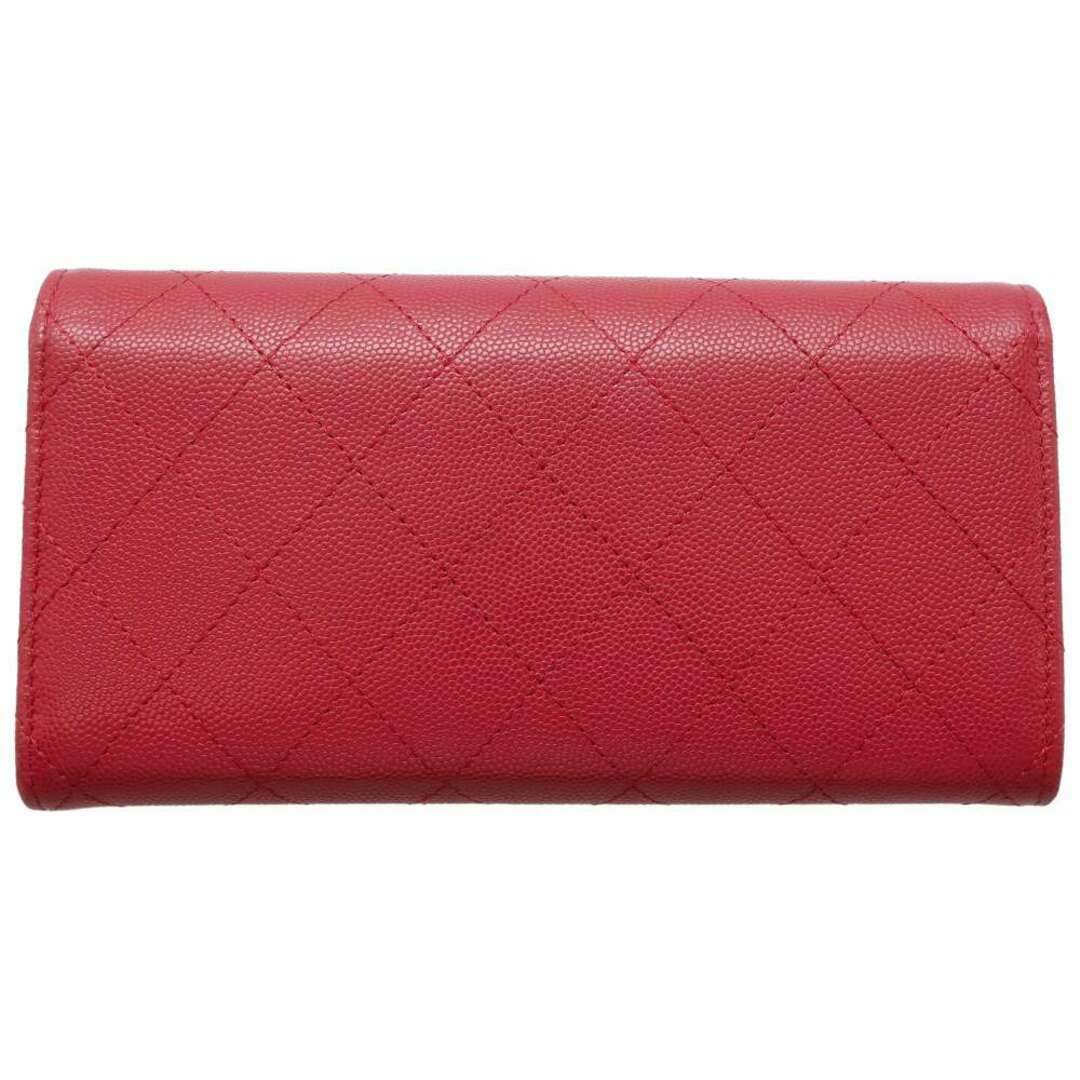 CHANEL - シャネル 長財布 マトラッセ ココマーク キャビアスキン