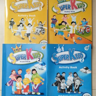 スーパーキッズSuper Kids2-3(2セット)  計4冊CD4枚付き(語学/参考書)