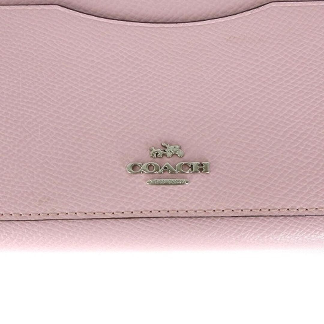 COACH(コーチ)のコーチ 長財布 ラウンドファスナー レザー 58411E ピンク ウォレット レディースのファッション小物(財布)の商品写真