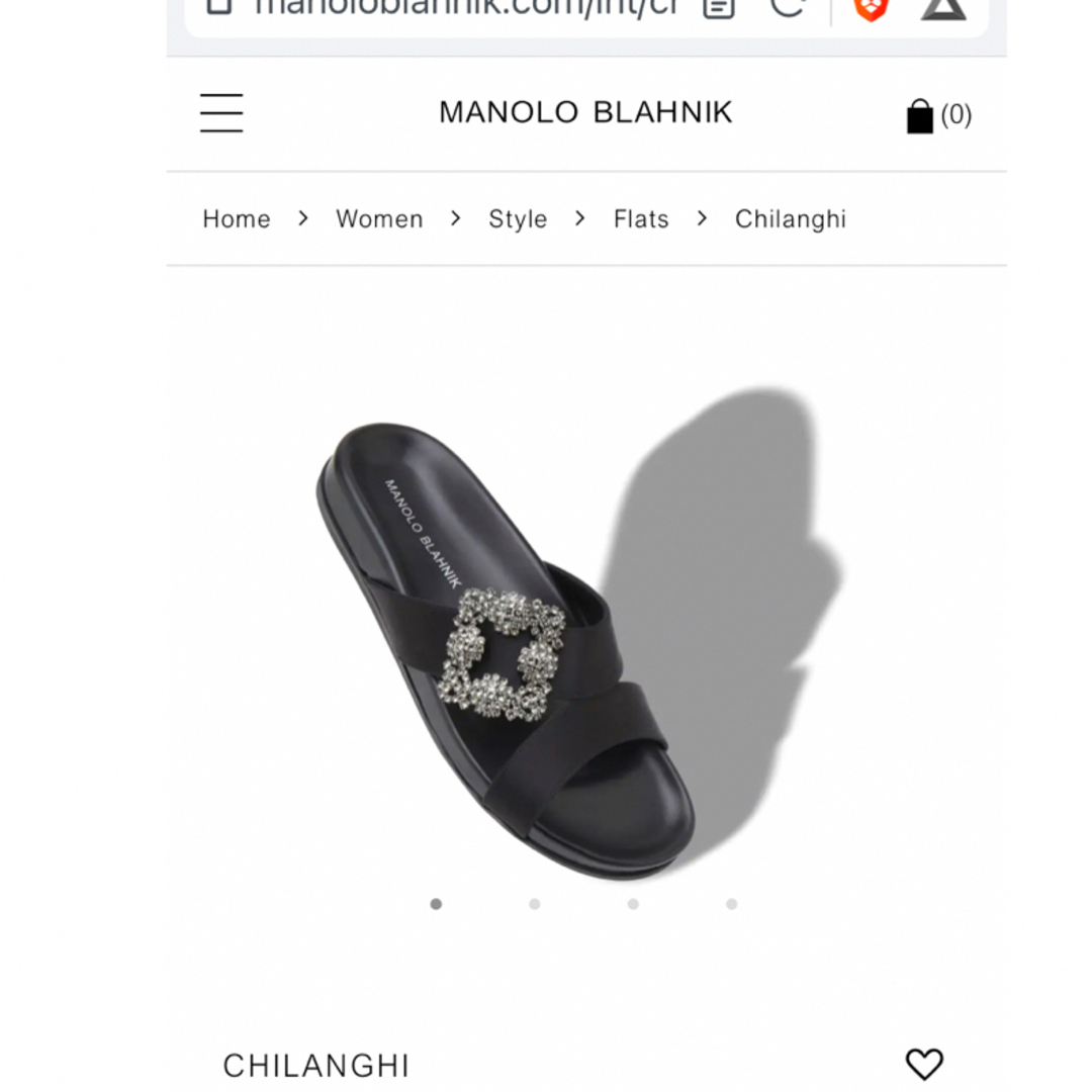 MANOLO BLAHNIK(マノロブラニク)のご専用　マノロブラニク　ハンギシ　サンダル　39 レディースの靴/シューズ(サンダル)の商品写真