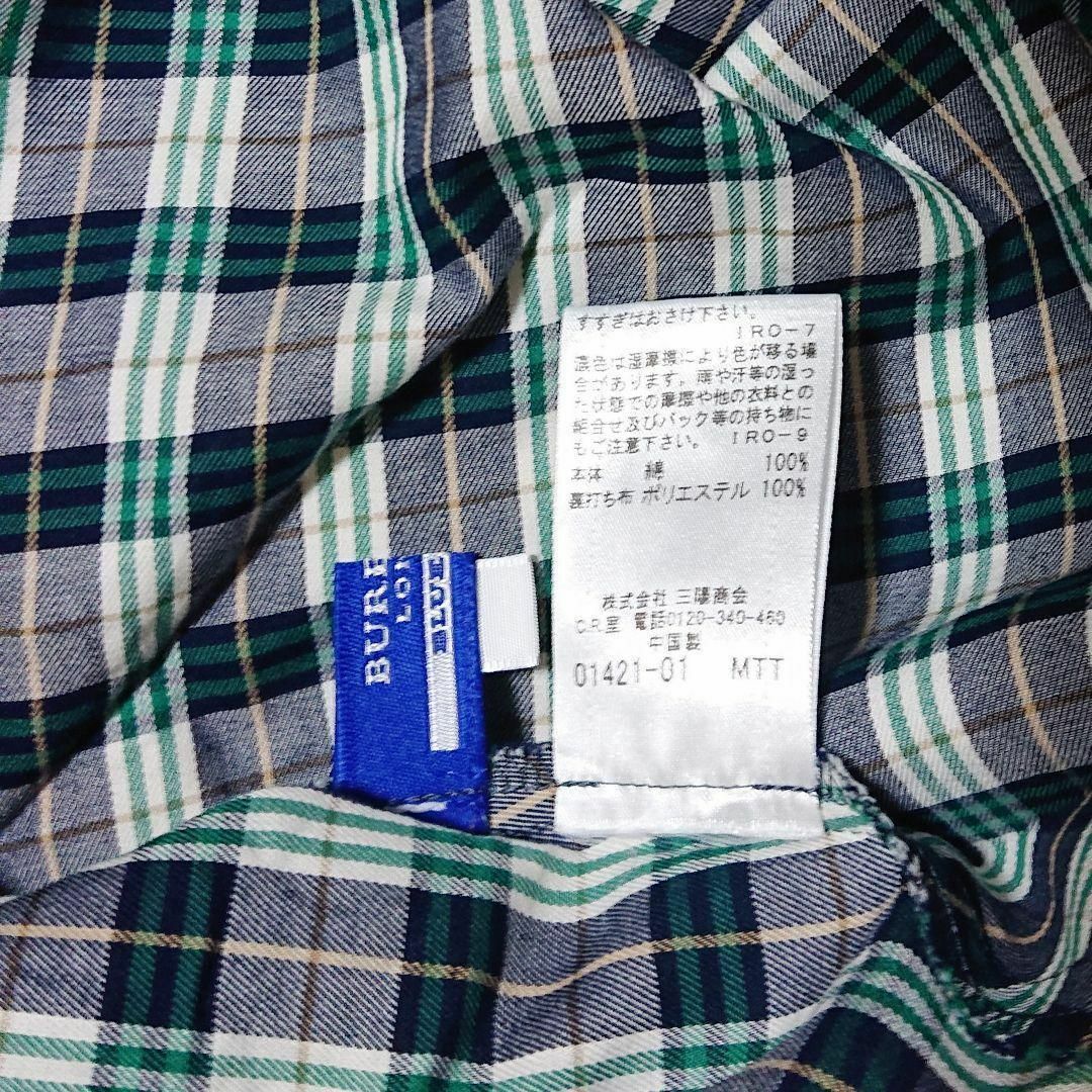 BURBERRY BLUE LABEL(バーバリーブルーレーベル)の38　BURBERRY BLUE LABEL　チェックのチュニックブラウス レディースのトップス(シャツ/ブラウス(半袖/袖なし))の商品写真