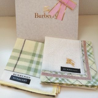 バーバリー(BURBERRY)の♪【新品未使用】BURBERRY バーバリー ハンカチセット♪(ハンカチ)