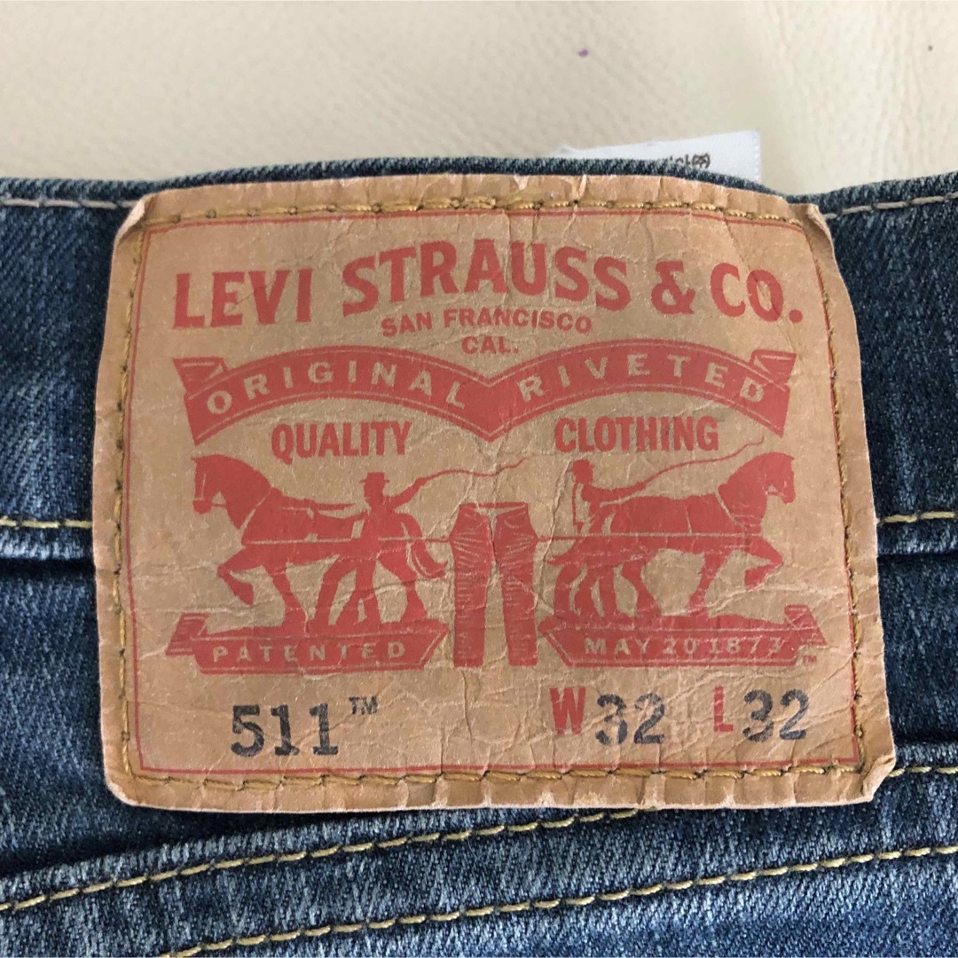 LEVI'S 511 デニムパンツ ジーンズ インディゴブルー/W110