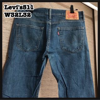 LEVI'S 511 デニムパンツ ジーンズ インディゴブルー/W110