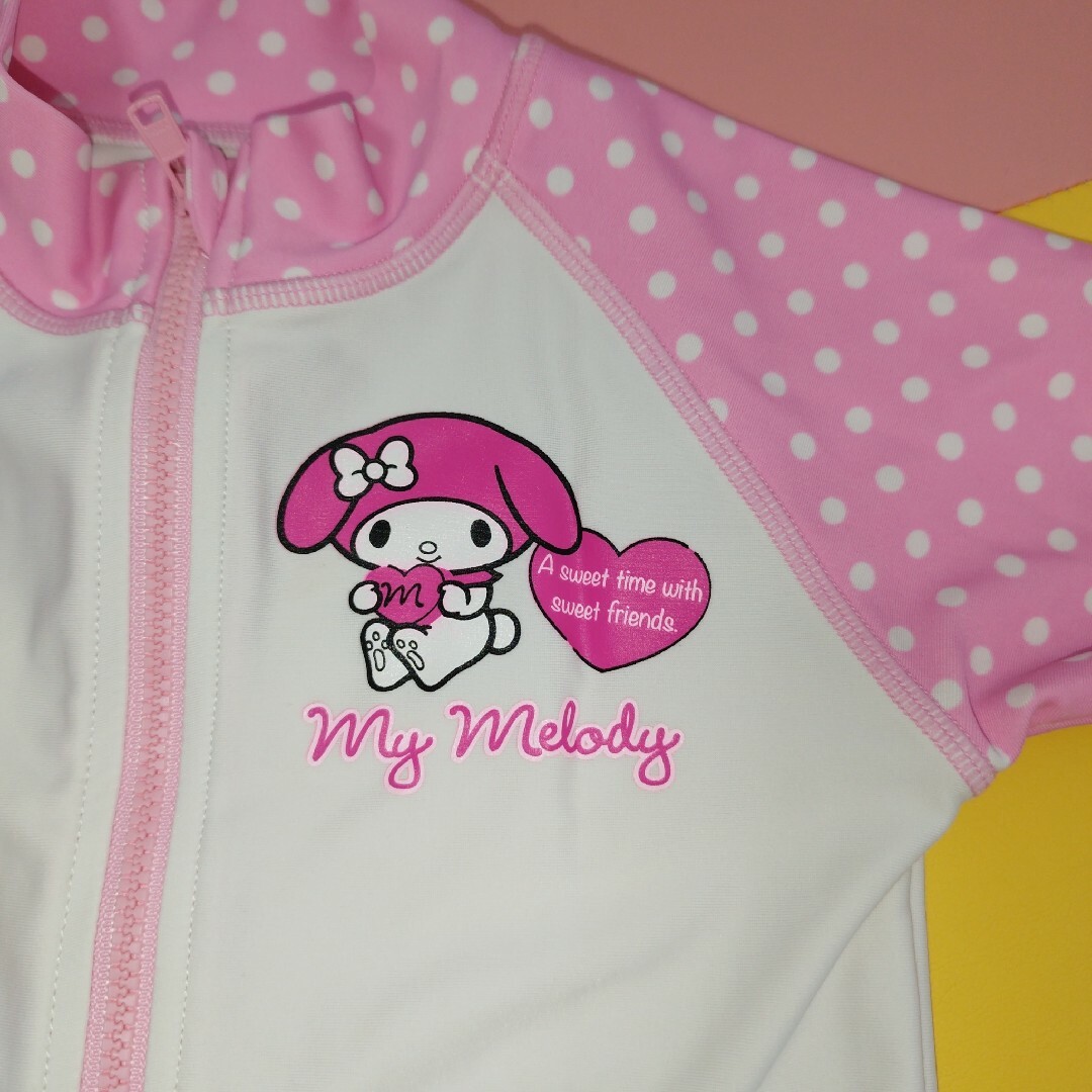 マイメロ　ラッシュガード キッズ/ベビー/マタニティのキッズ服女の子用(90cm~)(その他)の商品写真