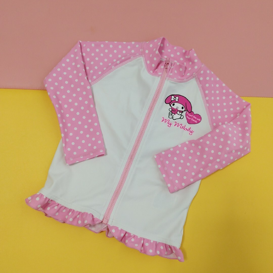 マイメロ　ラッシュガード キッズ/ベビー/マタニティのキッズ服女の子用(90cm~)(その他)の商品写真