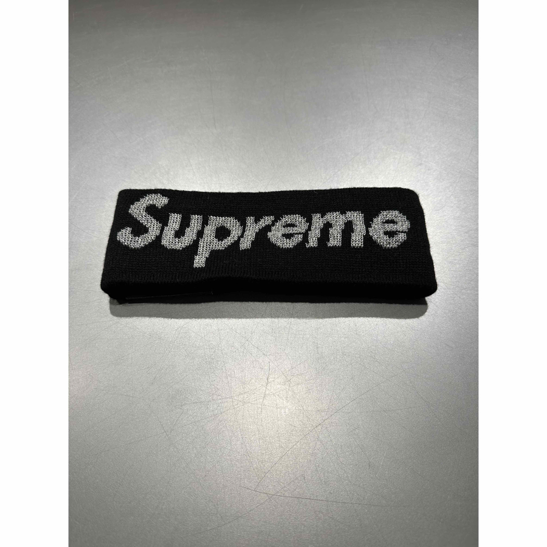 新品 黒 Supreme New Era Big Logo Headband