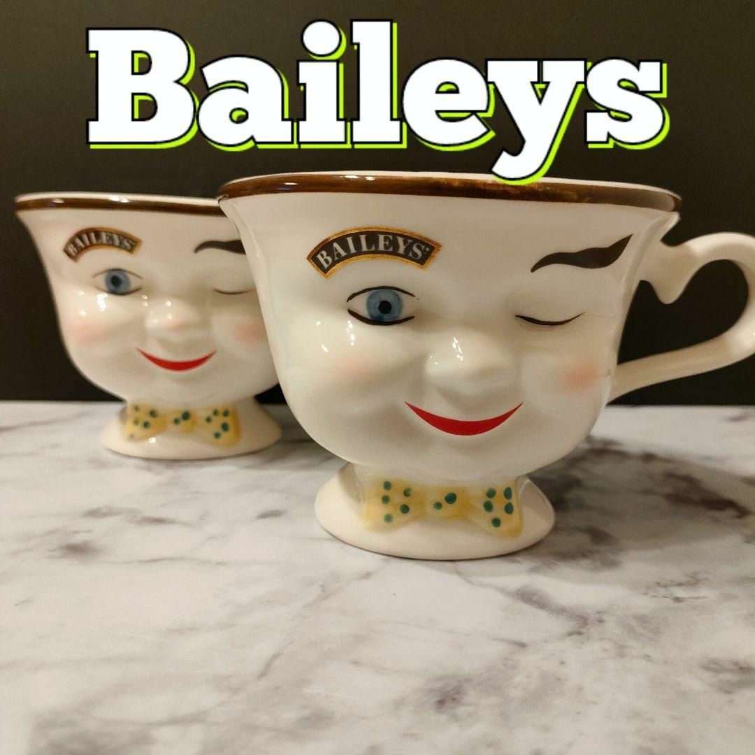 限定品☆Baileys ベイリーズ フェイスカップ 美品 可愛い ヴィンテージ