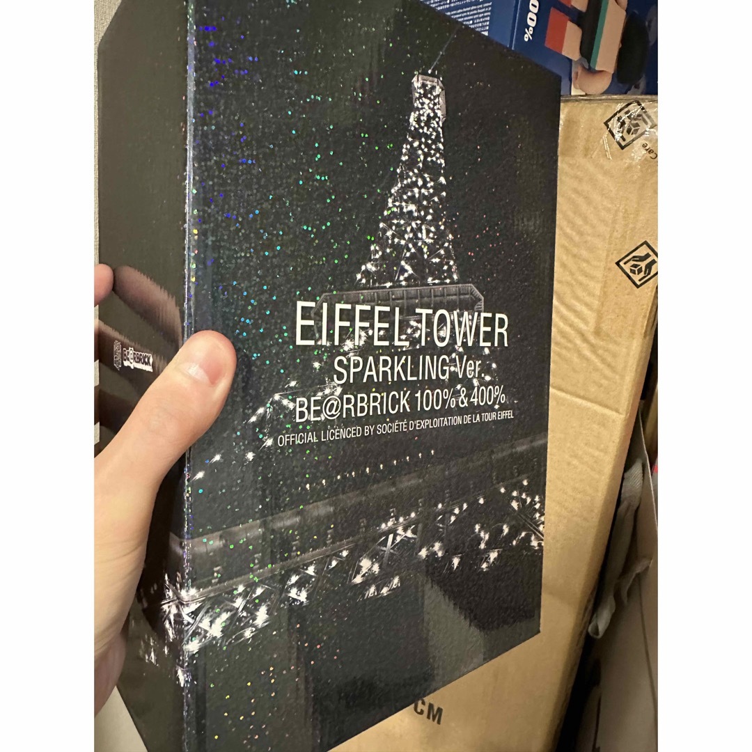 EIFFEL TOWER BE@RBRICK SPARKLING 100400％