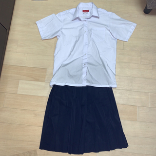 女子 制服 上下セット 半袖 プリーツスカート(衣装一式)