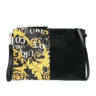 VERSACE JEANS COUTURE クラッチバッグ バロック ブラック(ハンドバッグ)