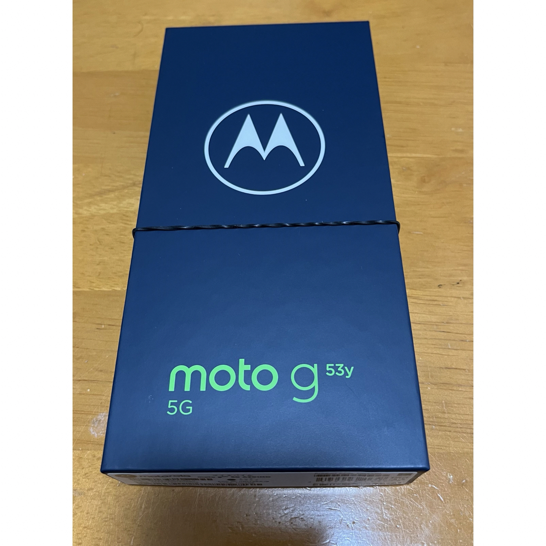 Motorola(モトローラ)のMOTOROLA moto g53y 5G A301MO インクブラック スマホ/家電/カメラのスマートフォン/携帯電話(スマートフォン本体)の商品写真