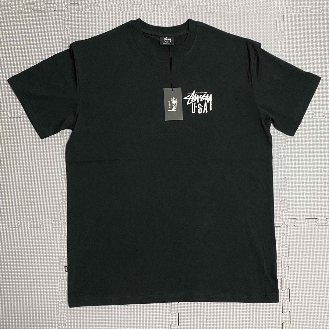 STUSSY - 新品 ステューシー STUSSY USA ロゴ Tシャツ ブラック STUSSY - 新品 ステューシー STUSSY USA ロゴ Tシャツ ブラック