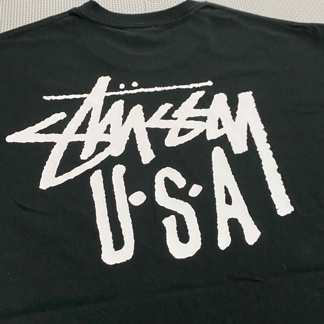 STUSSY - 新品 ステューシー STUSSY USA ロゴ Tシャツ ブラック STUSSY - 新品 ステューシー STUSSY USA ロゴ Tシャツ ブラック
