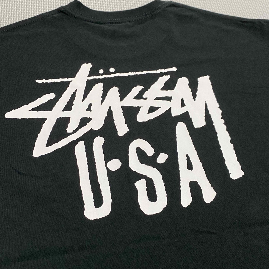 STUSSY - 新品 ステューシー STUSSY USA ロゴ Tシャツ ブラック Mの