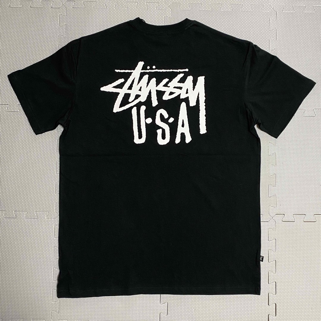 STUSSY - 新品 ステューシー STUSSY USA ロゴ Tシャツ ブラック Mの