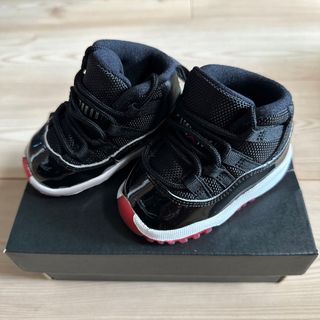 NIKE JORDAN 11 RETRO (TD) BRED 9cm