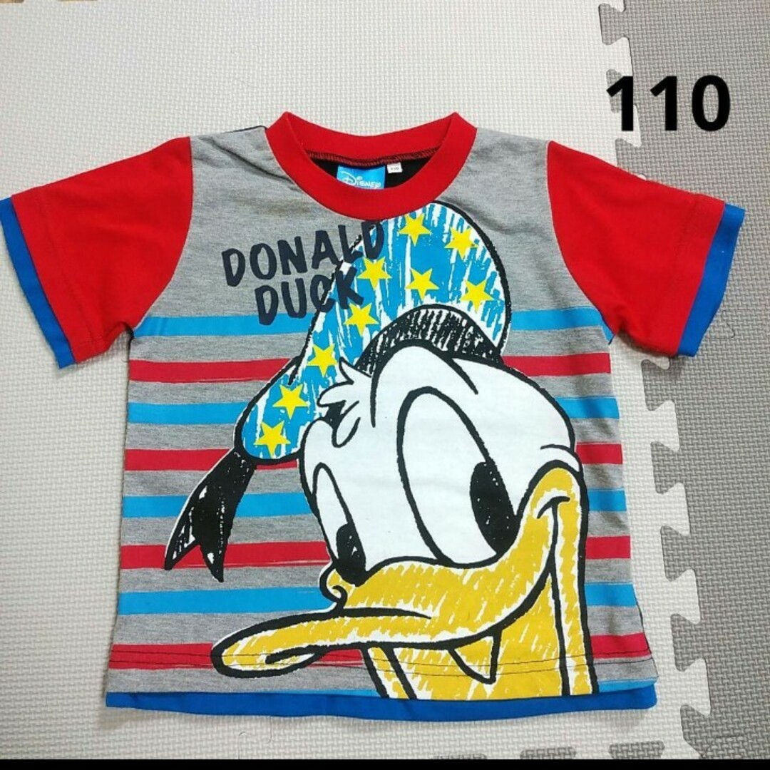 Disney(ディズニー)のドナルド　半袖　Tシャツキッズ　110　美品 キッズ/ベビー/マタニティのキッズ服男の子用(90cm~)(Tシャツ/カットソー)の商品写真