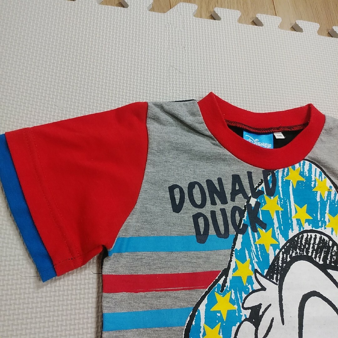 Disney(ディズニー)のドナルド　半袖　Tシャツキッズ　110　美品 キッズ/ベビー/マタニティのキッズ服男の子用(90cm~)(Tシャツ/カットソー)の商品写真