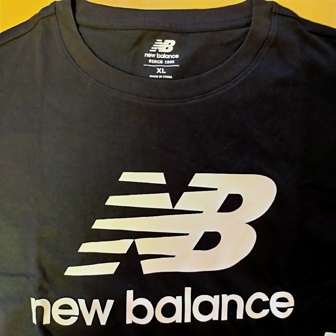 New Balance(ニューバランス)のNew Balance スタックドロゴショートスリーブTシャツ ブラック 2XL スポーツ/アウトドアの野球(ウェア)の商品写真