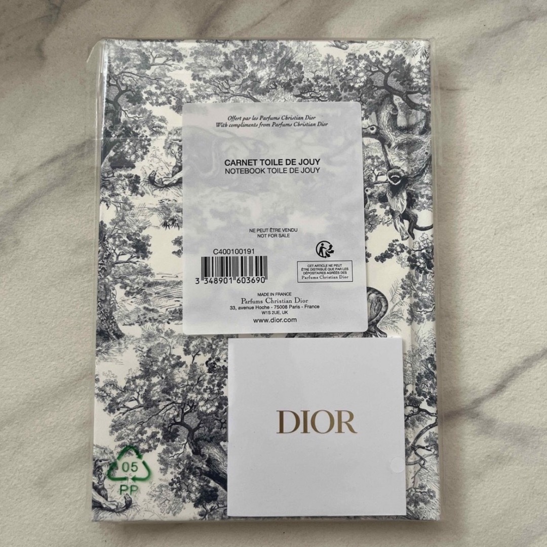 Dior(ディオール)のDIOR ノート　ノベルティ インテリア/住まい/日用品の文房具(ノート/メモ帳/ふせん)の商品写真