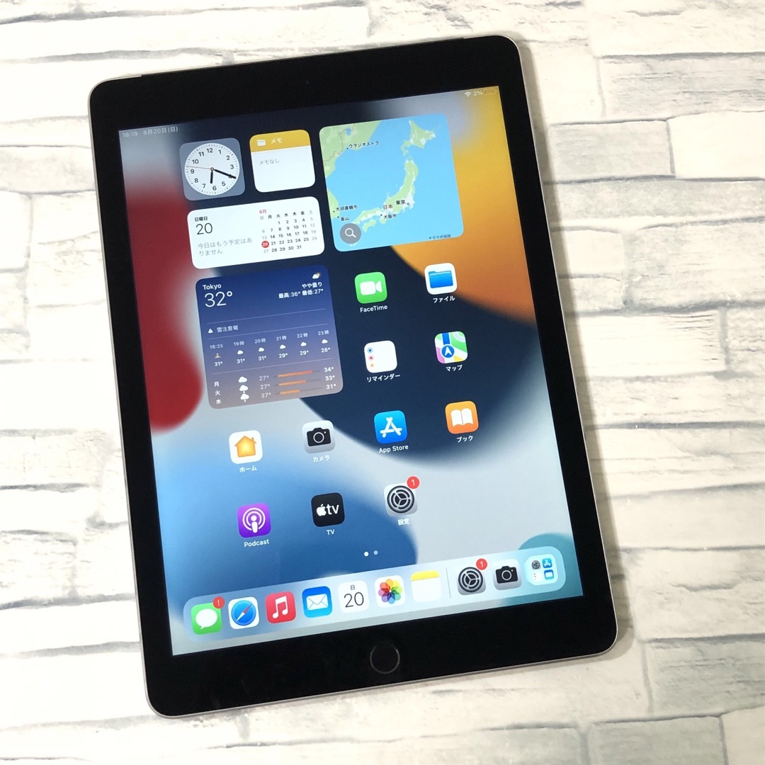 iPad Air2 16GB wifi+セルラーモデル 管理番号：0976-