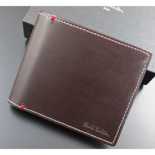 ポールスミス(Paul Smith)の残りわずか☆新品☆箱付 ポールスミス 高級ブライドルレザー 折り財布 濃茶(折り財布)