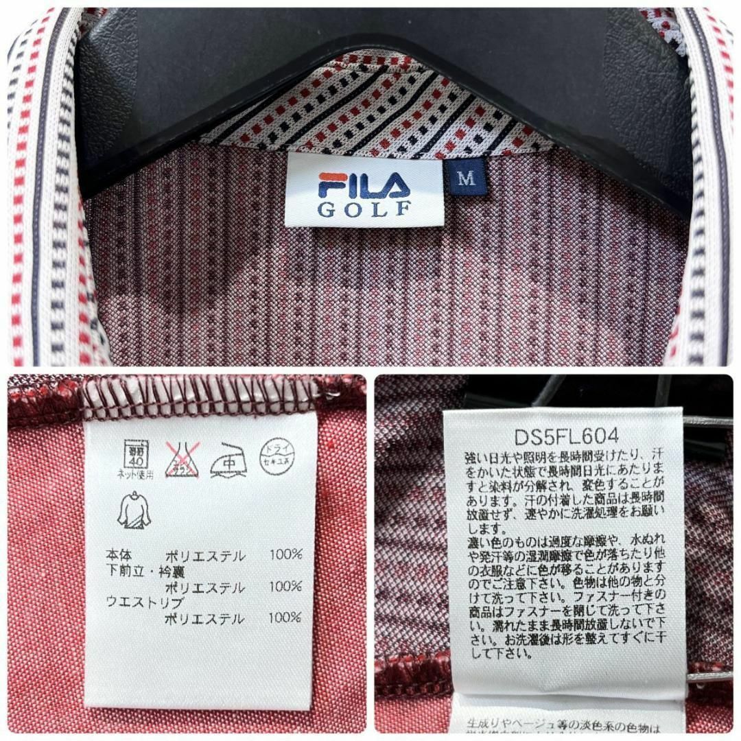 FILA(フィラ)の極美品 ☆ FILA GOLF フィラ ゴルフ 半袖 ワンピース M サイズ スポーツ/アウトドアのゴルフ(ウエア)の商品写真