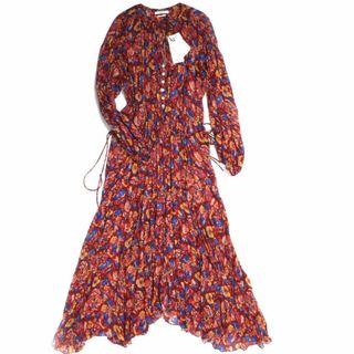 ISABEL MARANT ETOILE イザベルマラン エトワール 21AW MAELYS DRESS フローラルプリント ドレスワンピース ミックス 36