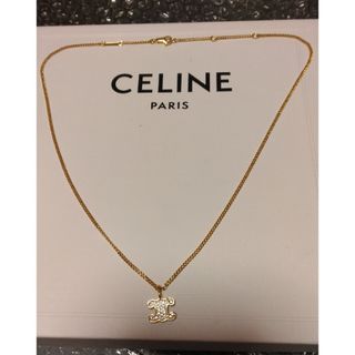 celine - セリーヌトリオンフラインストーンネックレス刻印入りの通販