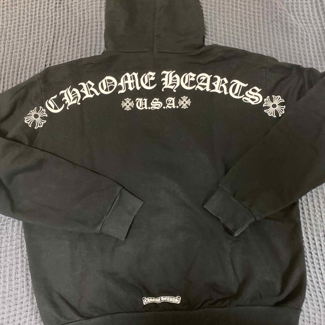 超美品 Chrome Hearts クロムハーツ パーカー 黑