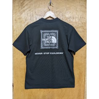 ザノースフェイス(THE NORTH FACE)のノースフェイス ショートスリーブバンダナスクエアロゴティー メンズ Sサイズ(Tシャツ/カットソー(半袖/袖なし))