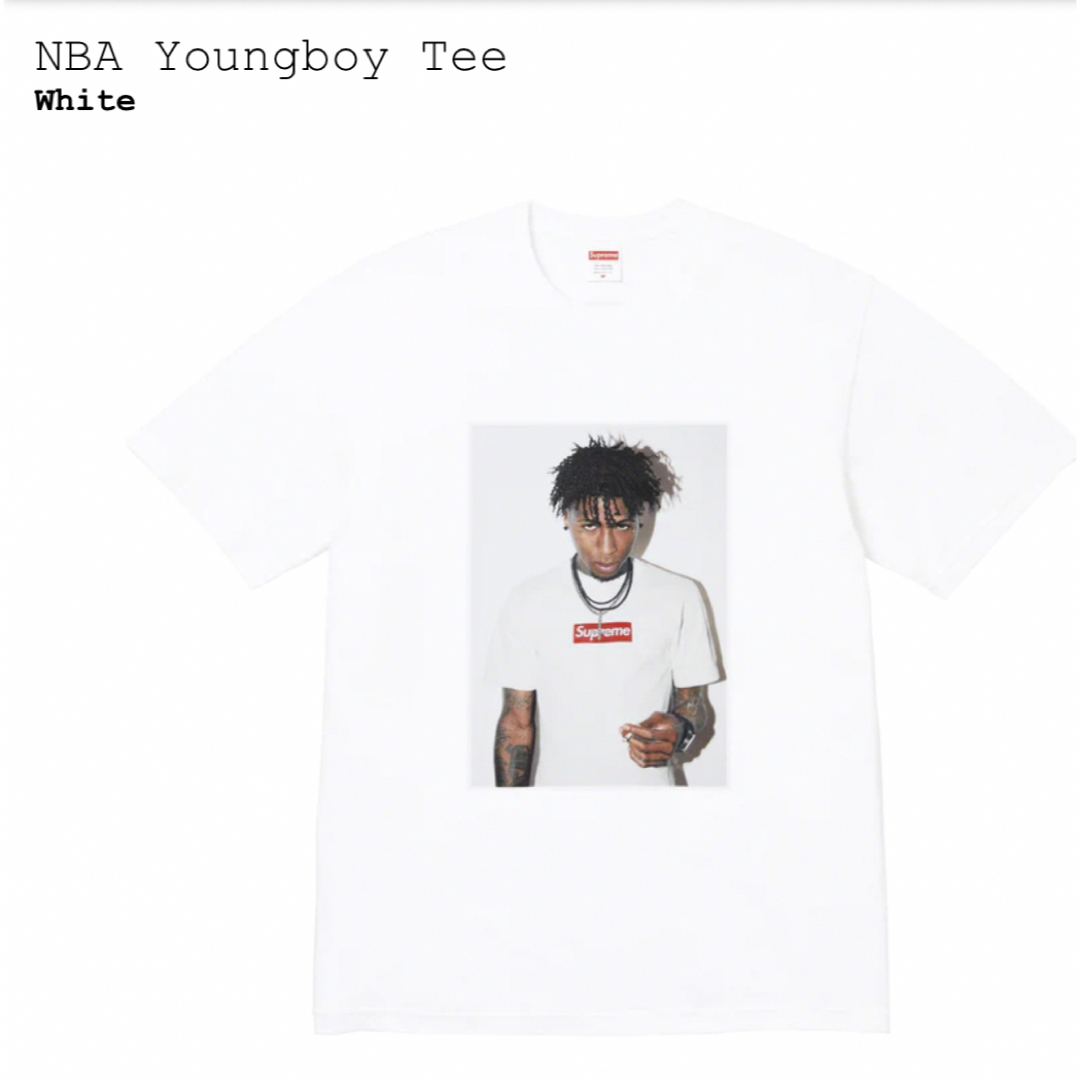 トップスSUPREME NBA Youngboy Tee White M