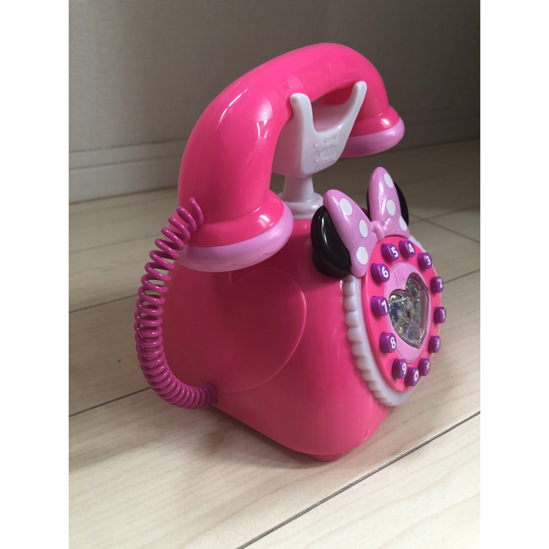 Disney(ディズニー)のミニーのハッピーヘルパー　電話 エンタメ/ホビーのおもちゃ/ぬいぐるみ(キャラクターグッズ)の商品写真