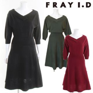 フレイアイディー(FRAY I.D)のFRAY.I.D フレイアイディ ニットワンピース(ひざ丈ワンピース)