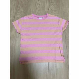 ザラ(ZARA)のZARA baby ピンク　オレンジボーダーtシャツ(Tシャツ/カットソー)