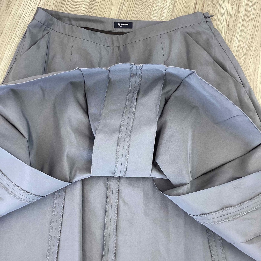 JIL SANDER NAVY - JIL SANDER NAVY ジルサンダーネイビー スカートの