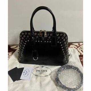 プラダ(PRADA)のPRADA ☆良品☆ レア パテントレザー サフィアーノ バッグ(トートバッグ)