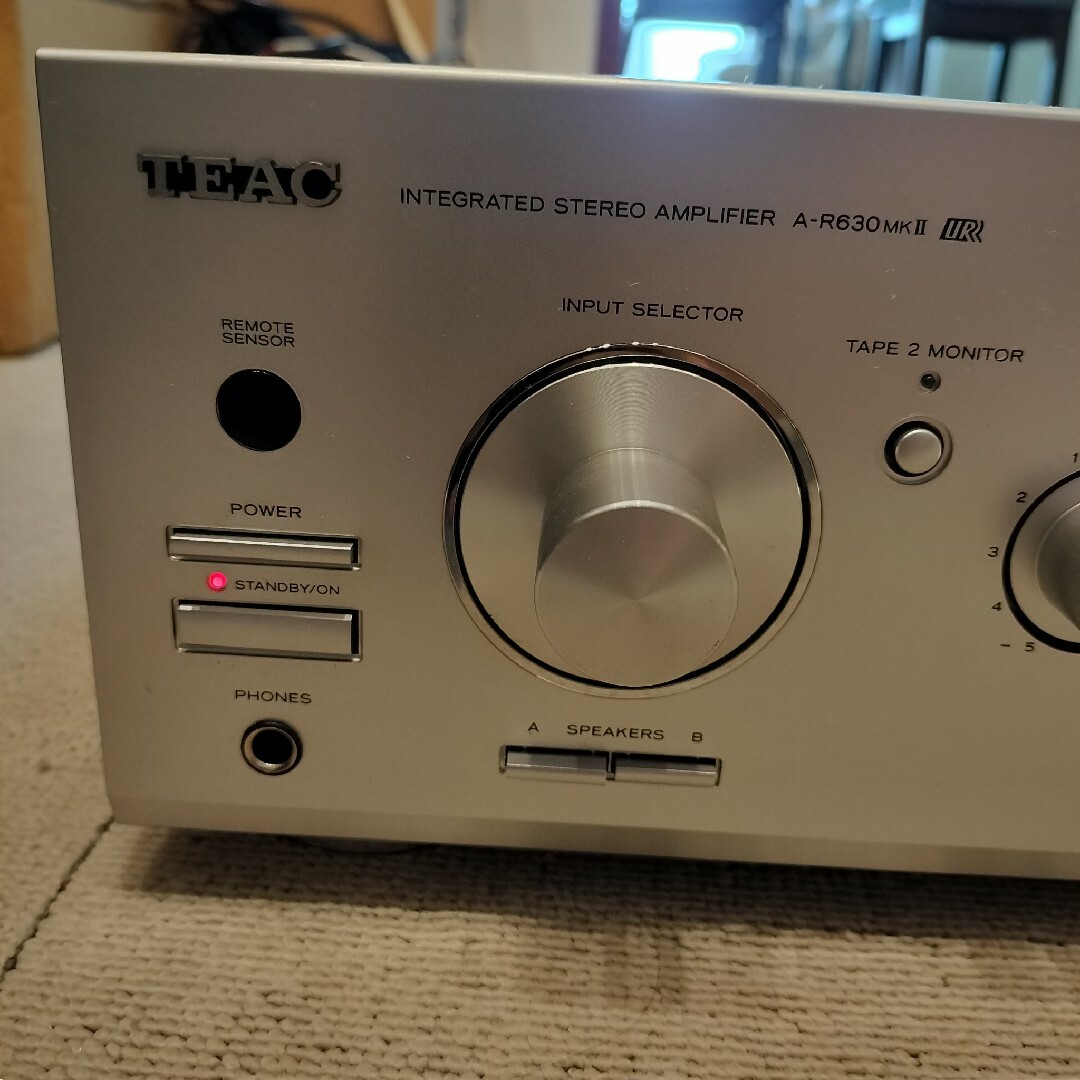 【値下中】TEAC A-R630MkII-S プリメインアンプ スマホ/家電/カメラのオーディオ機器(アンプ)の商品写真