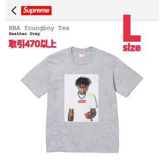 シュプリーム(Supreme)のSupreme NBA Youngboy Tee Heather Grey L(Tシャツ/カットソー(半袖/袖なし))