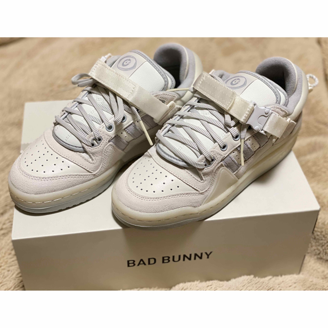 BAD BUNNY × adidas Forum Low White Bunny