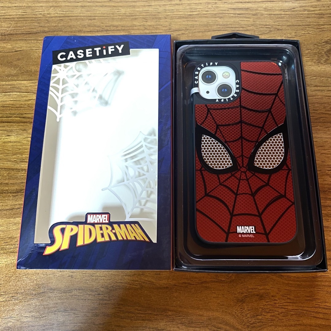 ☆海外限定☆ CASETiFY×スパイダーマンコラボ iPhone14Plus-