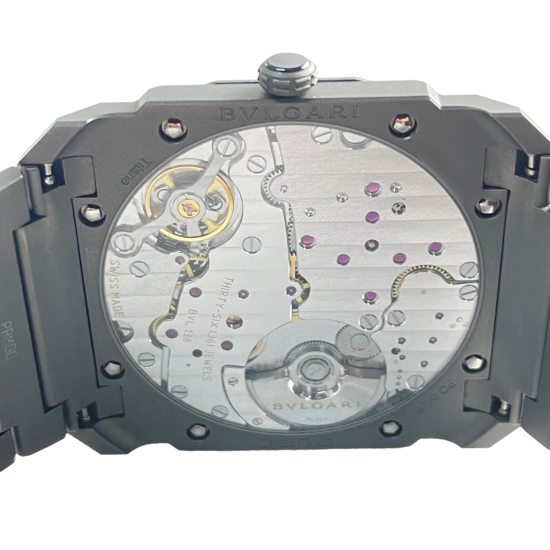 ブルガリ BVLGARI オクト フィニッシモ 102713 チタン メンズ 腕時計